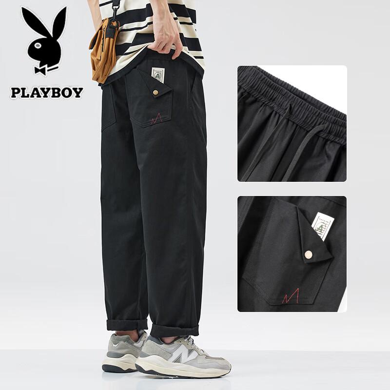 PLAYBOY Men's American Workwear Casual Pants