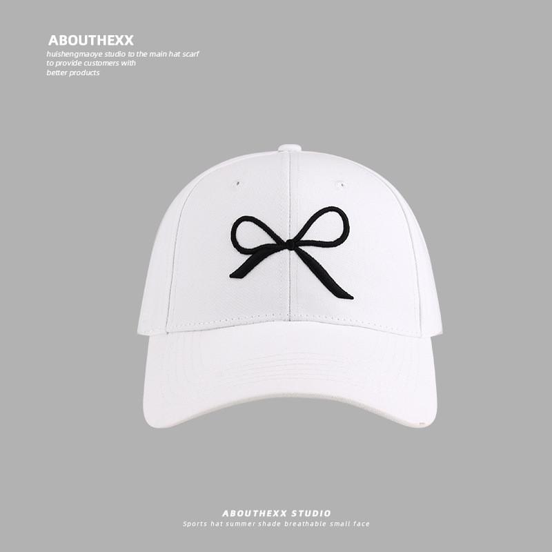 

Bow Embroidered Baseball Cap With Sunshade And Breathable Cotton For Teens And Adults Style 22