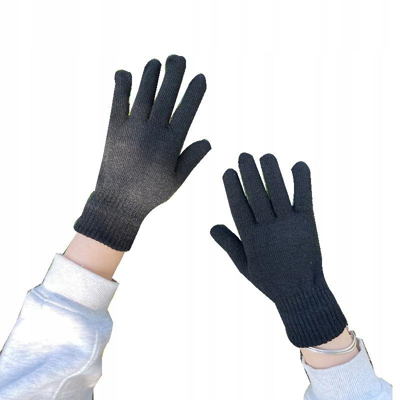 Acrylic Gloves Warm Touch 20Cm Black R01