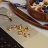 Yori Geometric Line Ear Clip Earrings Golden Stainless Steel Holiday Beach Summer Daily Rust Prevention Jewelry New