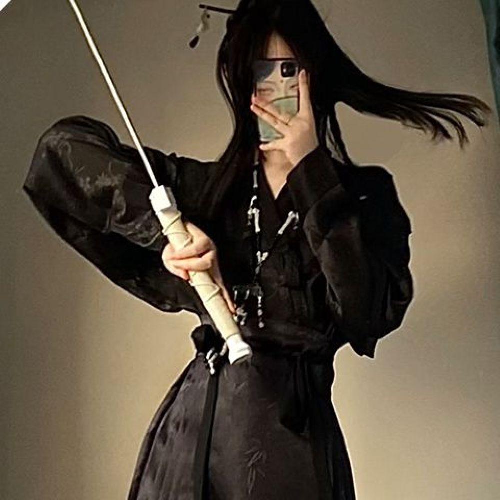 Sukně s koňskou tváří Kompletní sada Oblek ve stylu čínské dynastie Ming Denní Hanfu