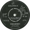 7inch Record CHEROKEES  Seven Daffodils DB7341 Columbia 1964 UK Rock Used
