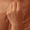 Yori Waterproof 18K Gold Plated Geometric Stainless Steel Finger Bracelet for Women High Quality Korean Dainty Jewelry Gift