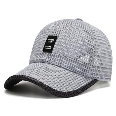 Men'S Mesh Baseball Cap Breathable Summer Caps Dad Hat Outdoor Fishing Hats Bone Gorras Snapbactrucker Cap Women Hat