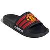 Manchester United x adidas Adilette Doccia Kit Casa 2025 Sneakers Unisex Nero Core-Black Rosso JS4963