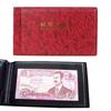 20 Pages Paper Money Currency Banknote Collection Book Storage Album