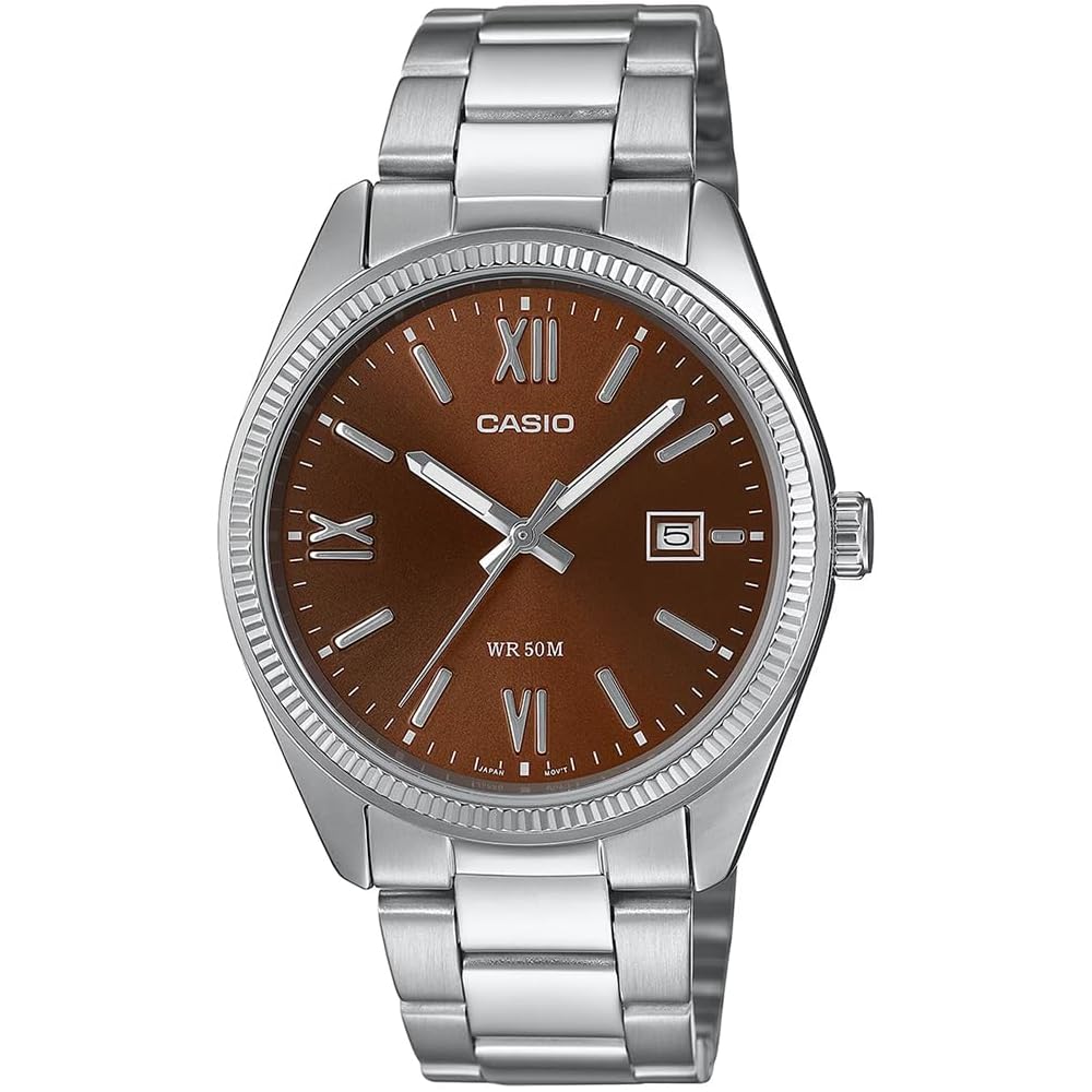 Casio Casual Watch MTP-1302DD-5AVDF Red Modern Design Men s Wristwatch