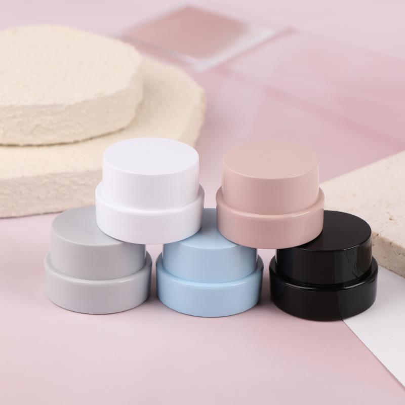 5G Empty Plastic Nail Art Cosmetic Square Containers Jar Face Cream Pot Nail Gel Powder Box Makeup Lotion Tool Packaging