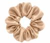 Silk Hair Scrunchie Mulberry 6A Gold M Medium Premium