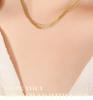 Gold-Plated Double Layer Clavicle Necklace - Fade-Resistant, Personalized Design