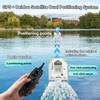 Aflyever 12V High-power Remote-controlled Fishing Bait Boat, 2kg Bait Capacity, Dual Batteries, Waterproof, with LED Light