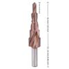 Triangular Shank Hole Opening Tool High Speed Steel M35 Hole Reamer Step Drill Bit Set  Counterbore