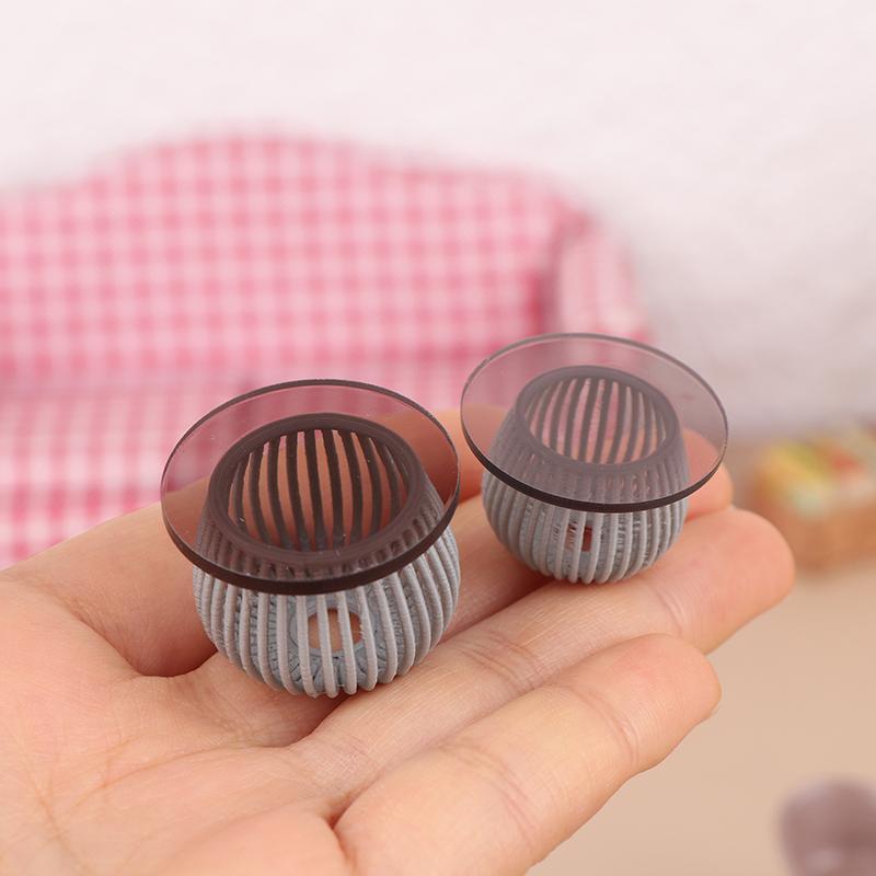 1Pc Puppenhaus Zubehör Dekoration Spielzeug Puppenhaus Miniatur Simulation Balkon Rattan Stühle Tische und Stühle Möbel Modell