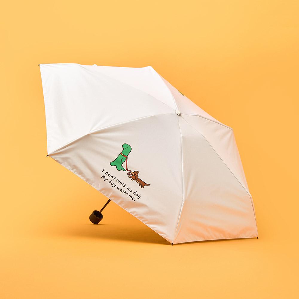 Joguman Brachio Throw Away Folding Parasol & Pouch Set (Green)