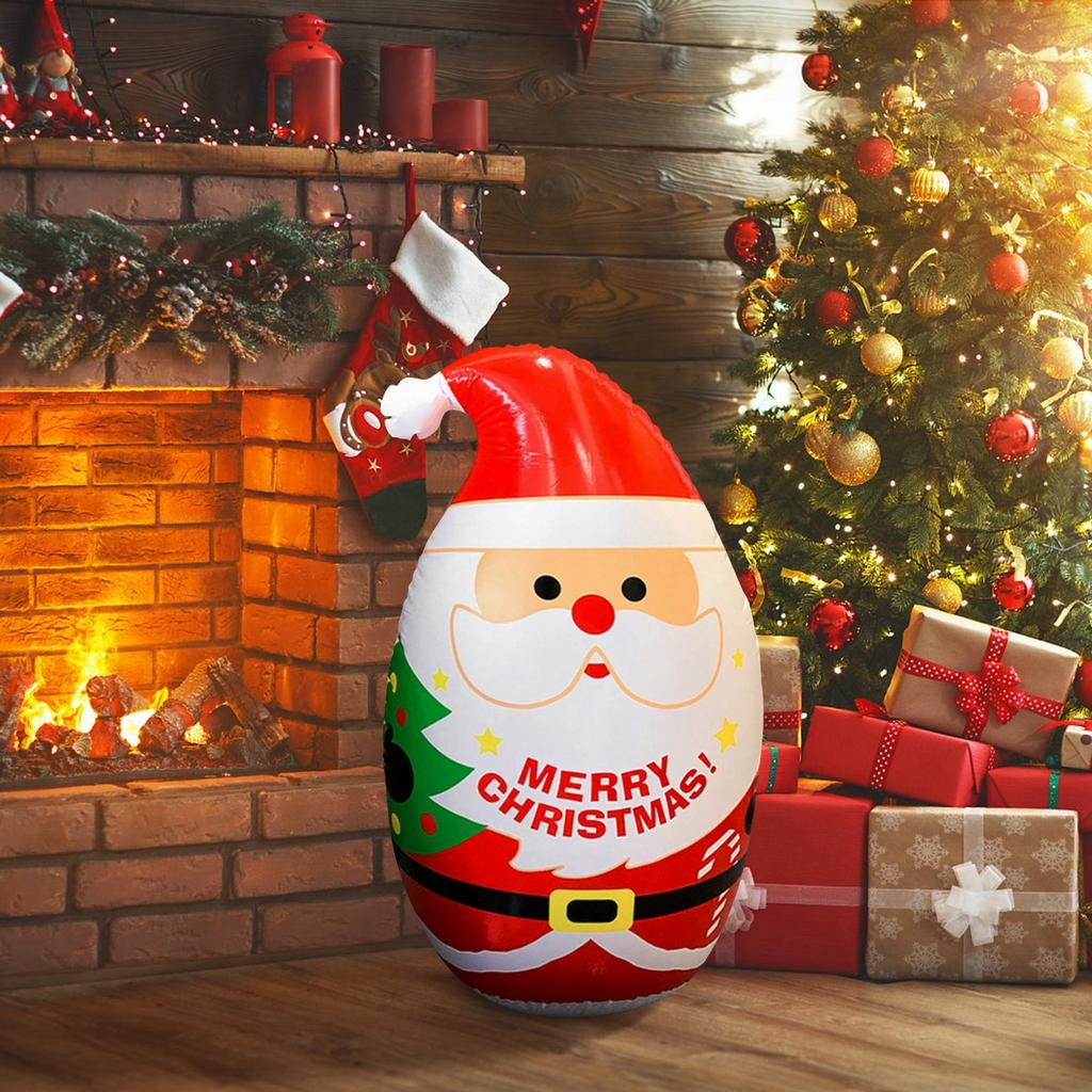 Julmuggdekoration Vattenfyllda ornament Tecknad tryckning Jul Snögubbe Uppblåsbar modell