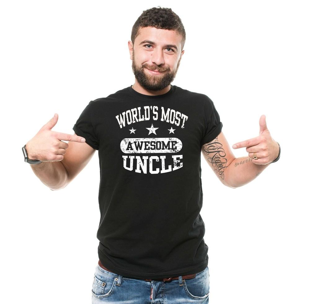 World s Most Awesome Uncle Shirt Uncle Birthday Tee Father s Day Uncle Shirt Unisex T-Shirt XXXXL