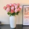 Rose Artificial Flower Wedding Home Decoration Silk Flower Pography Prop Silk Flower Rose