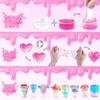 Heculos Slime 30 Clay DIY Clay Craft Fruit Colorful Foam Fluffy Crystal Slime Kit, Toys, Set, Tools, Pieces, Confetti, Clay,