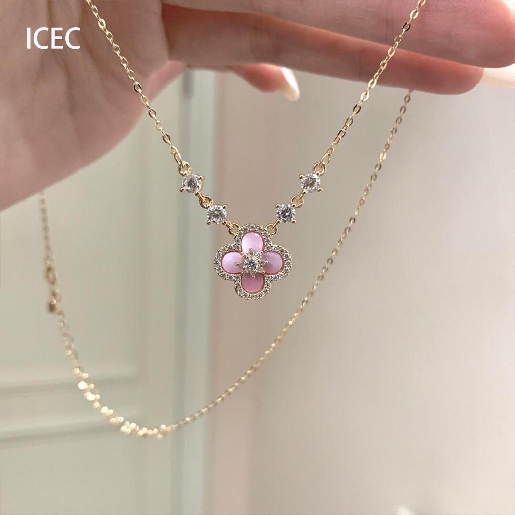 Retro Ethnic Heart Necklace: Wooden Flower Pendant Sweater Chain for Women