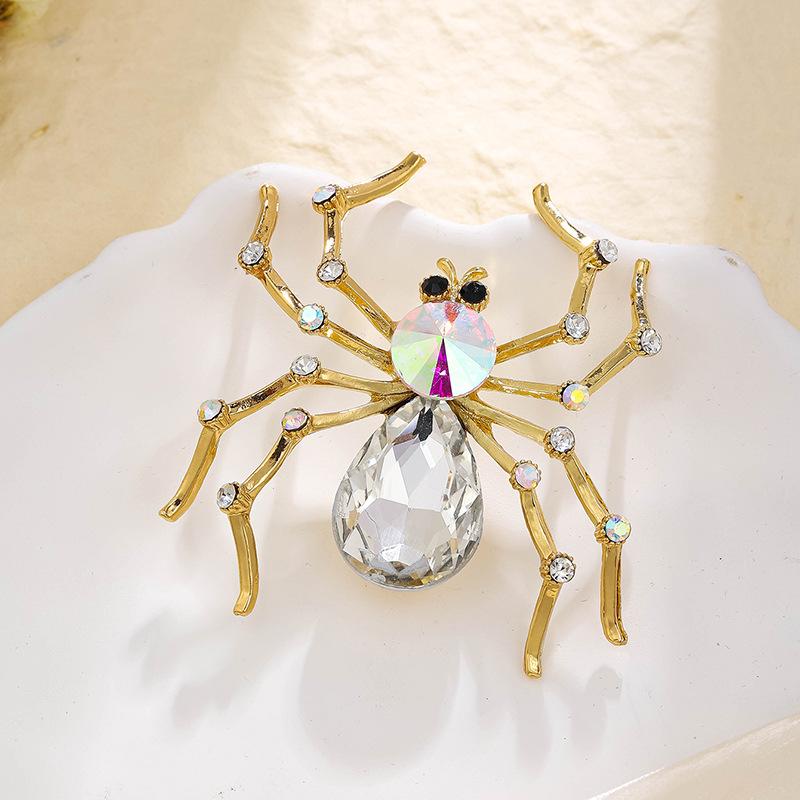 Exaggerated Classic Design Spider Brooches Pins For Women Men