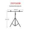 T-Shaped Bracket Background Stand for Photography and Live Broadcast