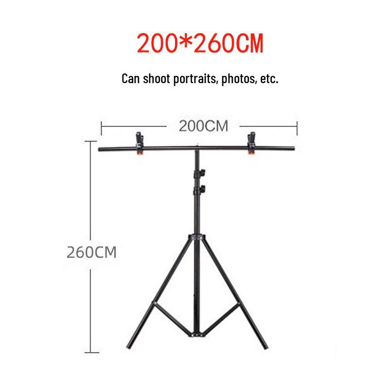 T-Shaped Bracket Background Stand for Photography and Live Broadcast