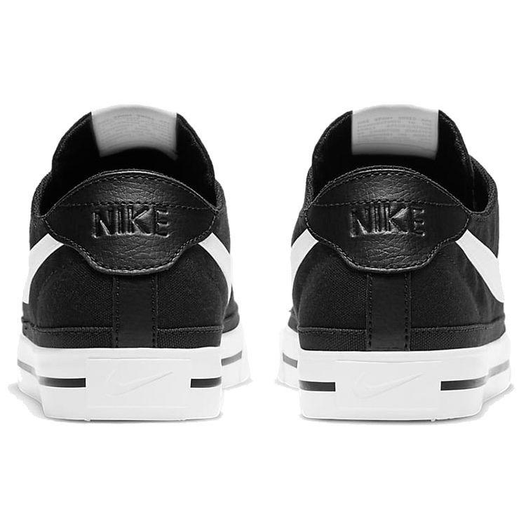 Nike Court Legacy Canvas Black White Men Sneakers CW6539-002