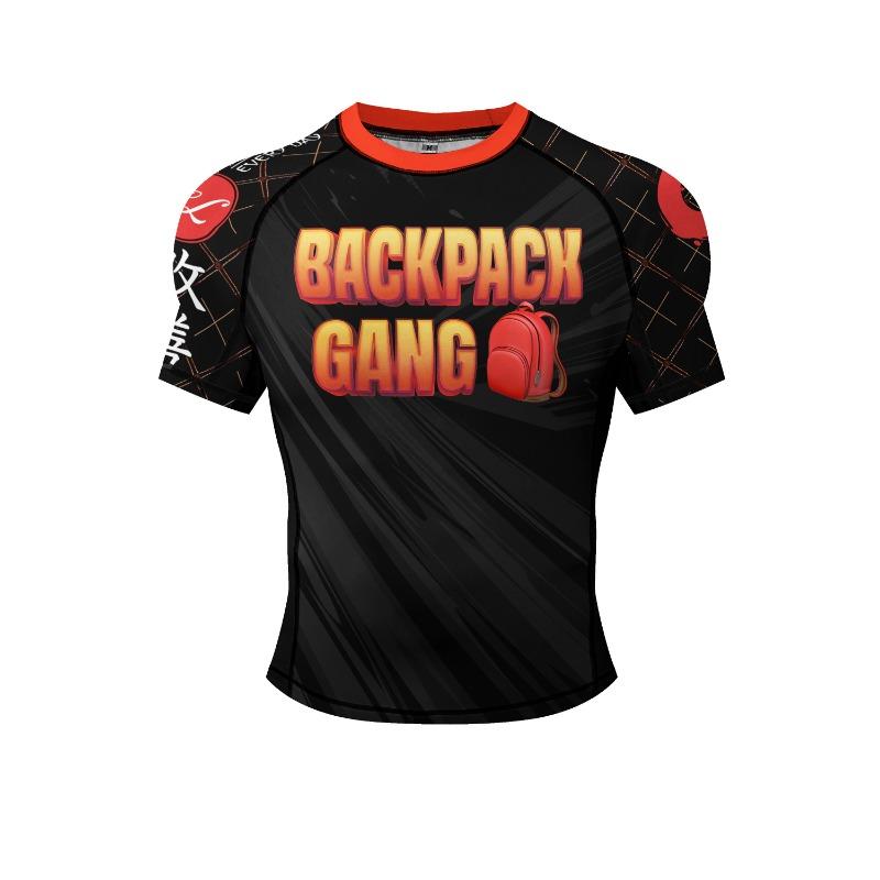 Handsome Men Running Compression T-shirts Sportswear Gym Rash Guard With Silicon Hem Boxing Training Jiu Jitsu Bjj Sports Tops