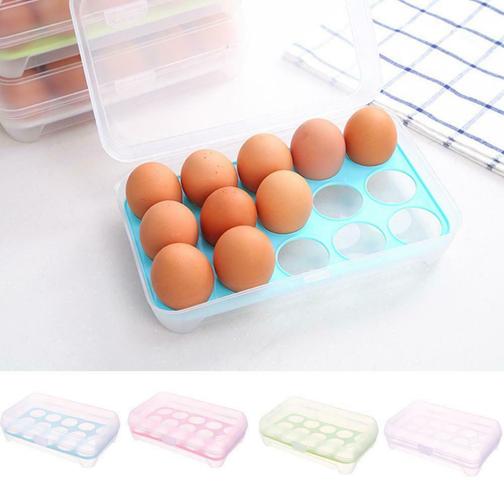 Egg Plastic Holder Container Folding Boxes Kitchen Refrigerator Homes Storage Egg Plastic Holder Container Folding Boxes Kitchen Refrigerator Homes Storage