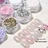 Mini 1mm Polka Dot Glitter Sequins for Nail Art Decor