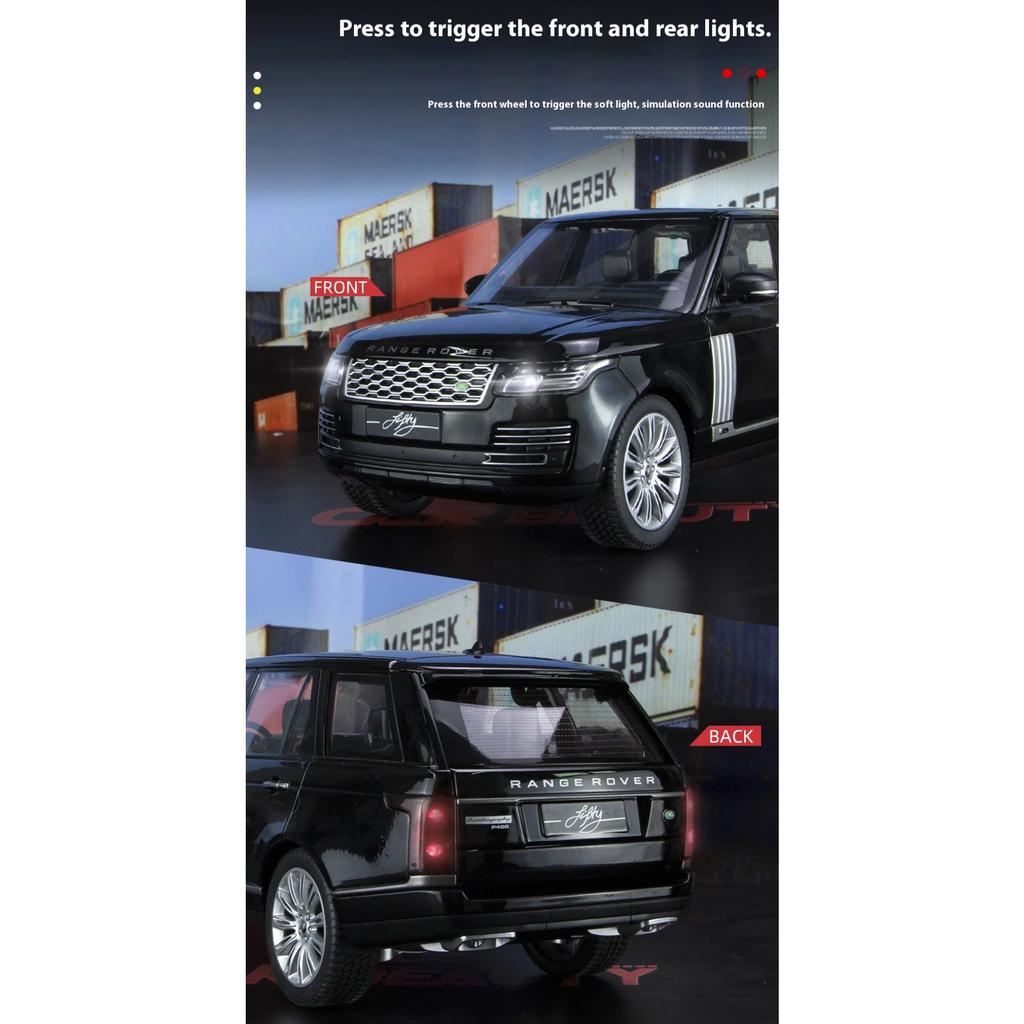1/18 Land Rover Range Rover SUV Off-road Car Alloy Car Model Children's Boys Toy Car Gift Metal Car Ornaments Decoration