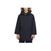 Nike Sportswear Metro Ground Solid Color Fashion Versatile Comfortable Coat Kids Coats Black White FV8040-010