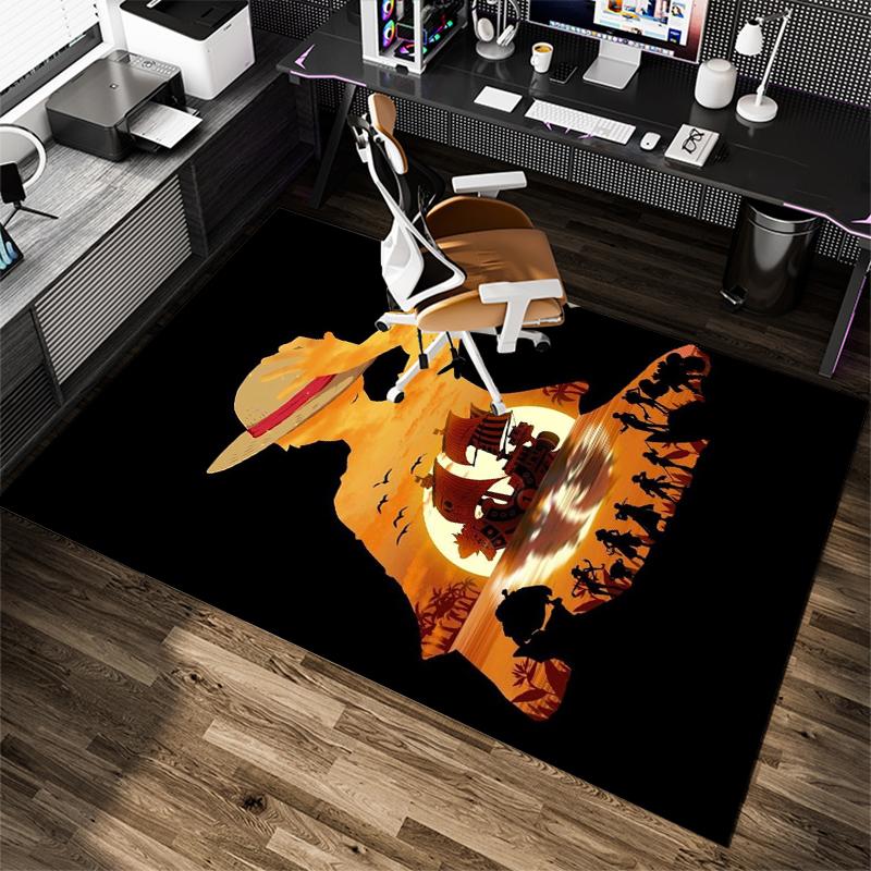 Anime Carpet Rug for Living Room Bedroom Home Sofa Decoration, Non-slip Floor Mat
