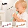 Safe Infant Chewing Toy Baby Silicone Teething Toy, Food-Grade Bite Soother for Gum Easy to Clean Relief Relief, Anti-Finger Biting Chew Stick,