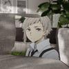 Bungo Stray Dogs Nakahara Chuya Pillow Case For Home Bedroom Car Office Decoration Living Room Sofa Cushion Cover Suitable