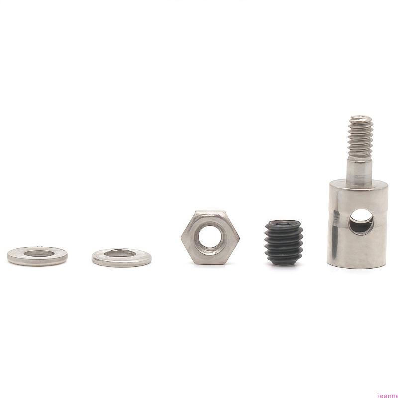 10Pieces Precise Metal Adjustable Pushrod Connectors Linkage Stopper For Remote Helicopters Drones And Boats Model Building