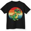 Kids Building Blocks T-Rex Shirt, Dinosaur Bricks Dino, Master Builder Boy Birthday Gift T-Shirt