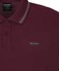 DISCOVERY EXPEDITION Men'S Color Tipping Polo Shirt (D/Wine)