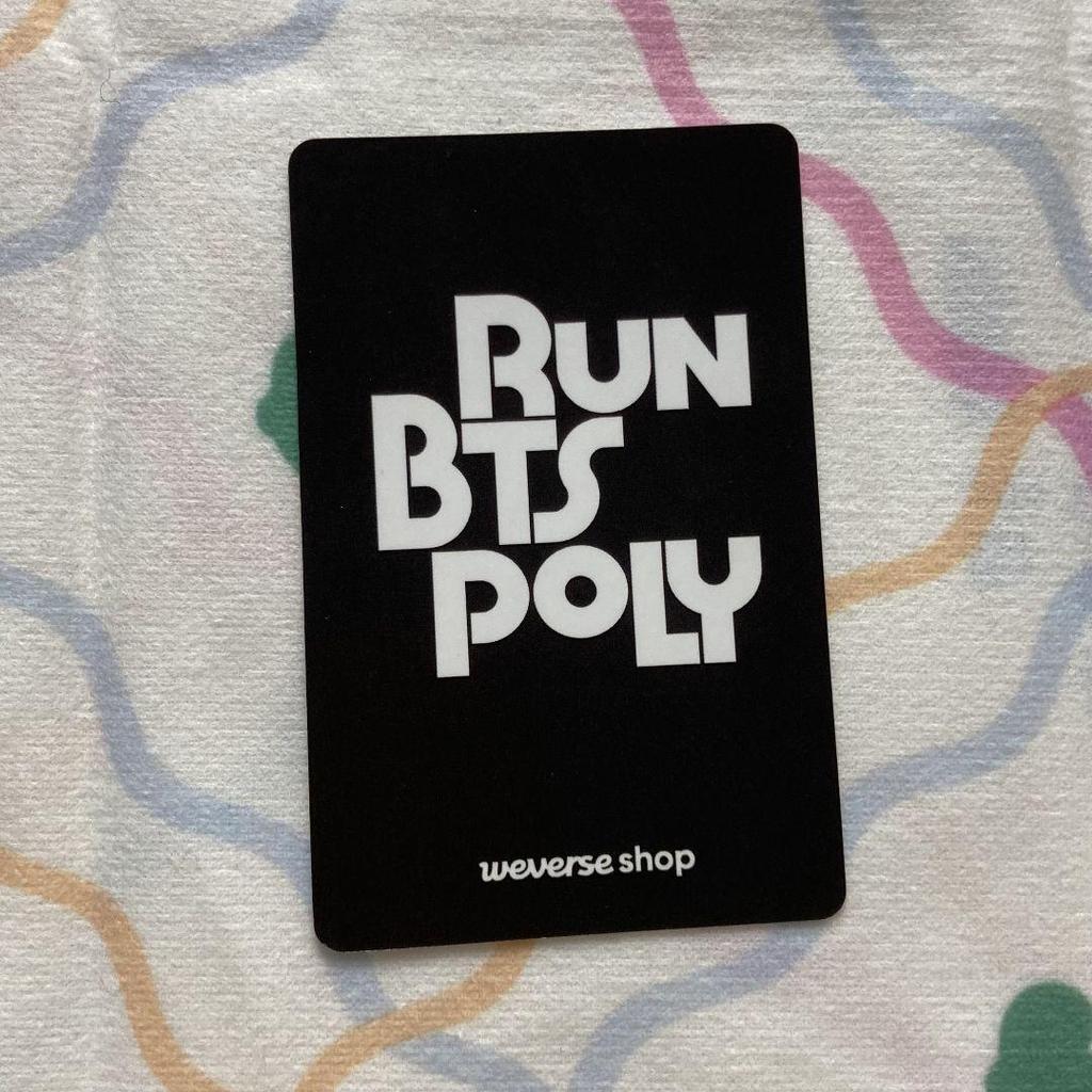 [USED] Jin RUN BTS POLY Highlight Package Trading Card