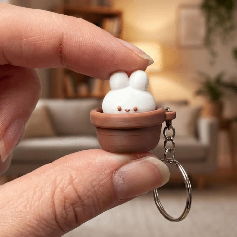 Key Ring Keycap Clicker Pendant Button Press Keyboard Fidgets Keychain Keyring Accessories