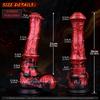 NSFU Animal Horse Dildo with Sucker Silicone Red&Black Fake Penis Long Anal Plug Orgasm Masturbator Sex Toys For Women Men