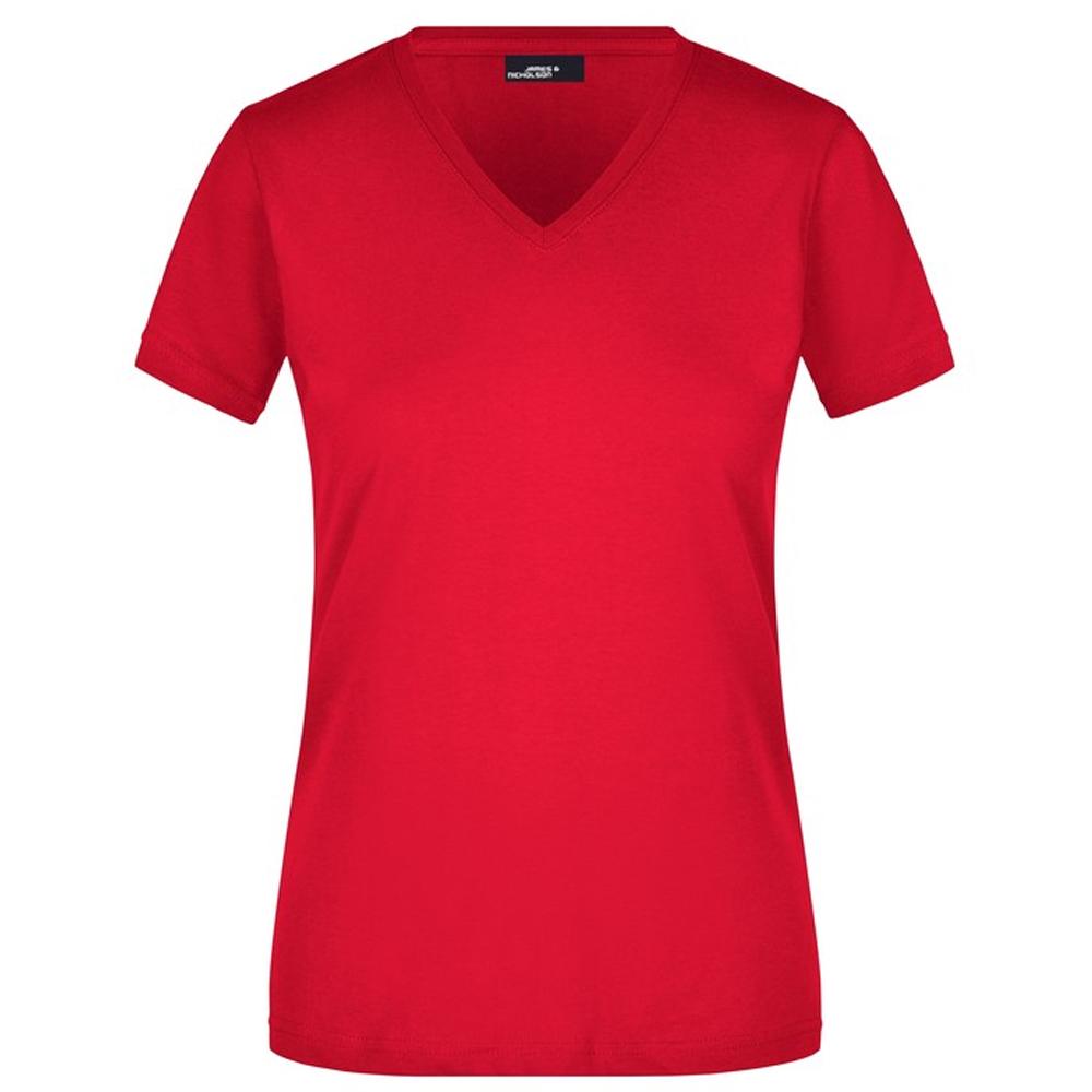 James and Nicholson Womens/Ladies V Neck Slim T-Shirt