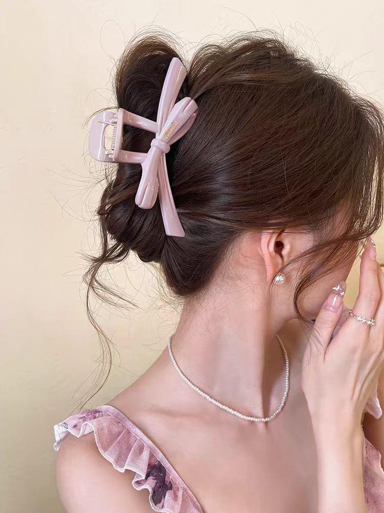 2025 High-Quality Korean Style Updo Hair Clip: Elegant Shark Clip Hair Accessory for Women