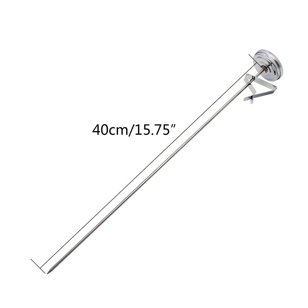 Deep Fry Thermometer with Clip Instant Read Dial Thermometer Meat Thermometer