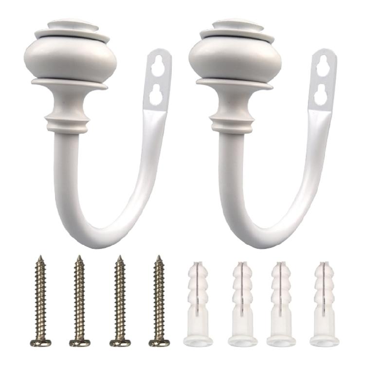 Metal Curtain Tiebacks, 2Pack  Holders for Secure and Neat Drapery Display