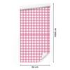 Wallpaper Fabric Pattern Powder Pink and White, Fine Detail 50x1000