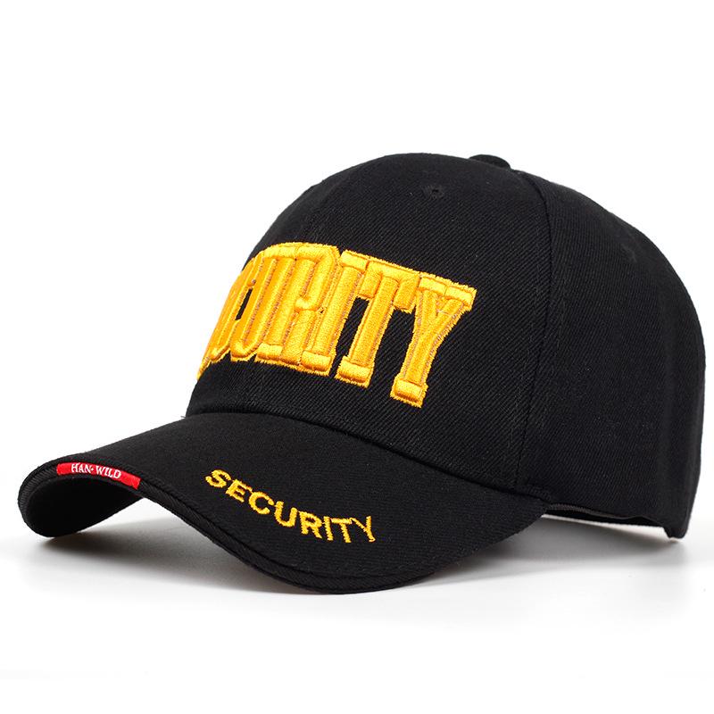 

Trendy Unisex SECURITY Embroidered Baseball Cap - Perfect for Hip-Hop, Outdoor, and Golf Activities Adjustable