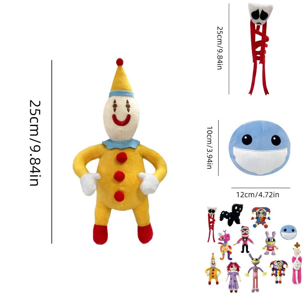 The Amazing Digital Circus Rabbit Plush Toy Adorable Stuffed Animal For Kids Short Plush Customizable Design