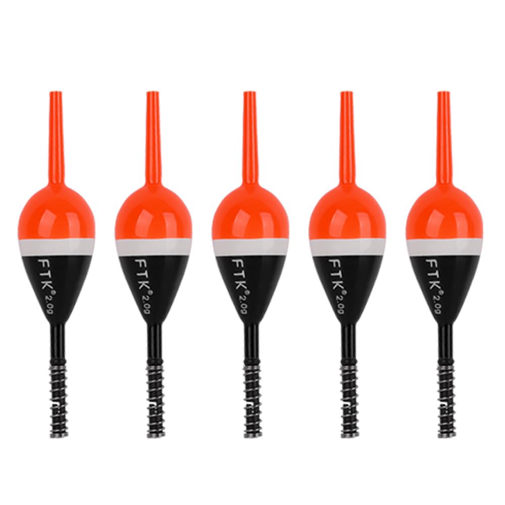 FTK 5 шт. 2 г/4 г/5 г Поплавці для риболовлі Поплавці з бальси Весняний ковзний поплавок Фіксовані поплавці для краппі, панкфіша, сома