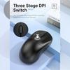 Bluetooth Wireless Mouse with USB Rechargeable Mouse for Computer Laptop PC Gaming Mouse Gamer 2.4 GHZ